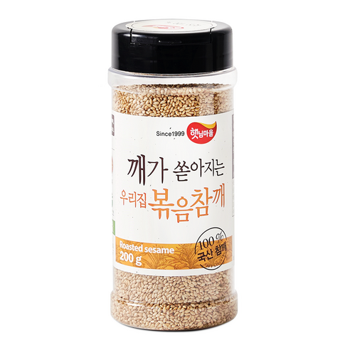 햇님마을 깨가 쏟아지는 우리집 볶음참깨, 200g, 1개