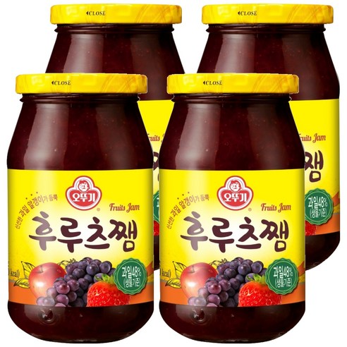 오뚜기 후르츠쨈, 850g, 4개
