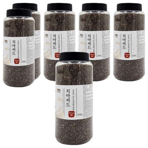 건강곡간 치아씨드 통, 500g, 6개