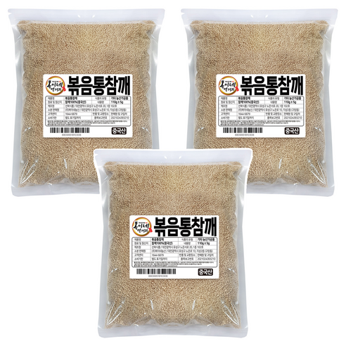 복이네먹거리 볶음 참깨 중국산, 110g, 3개