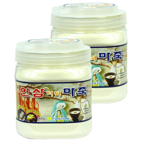 오양식품 인삼 더덕 마죽, 800g, 2개