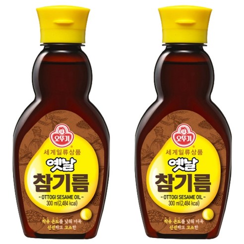 오뚜기옛날 참기름, 300ml, 2개