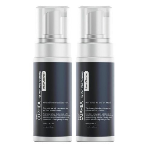 디어쿠페아 포 맨 마일드 포밍 이너 클렌저, 150ml, 2개