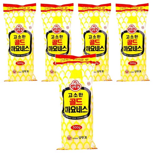 오뚜기 골드 마요네즈, 500g, 5개