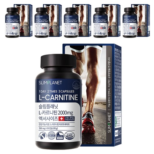 슬림플래닛 L 카르니틴 2000mg 엑서사이즈, 90정, 6개