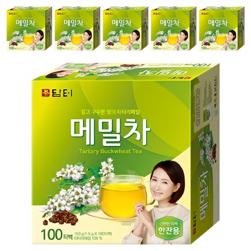 담터 메밀차100T/차/티백, 1.5g, 100개입, 6개