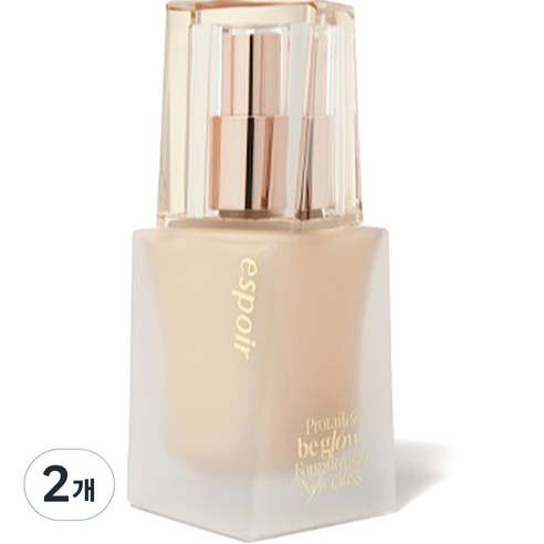 에스쁘아 프로 테일러 비 글로우 파운데이션 뉴클래스 SPF27 PA++ 30g, 아이보리, 2개