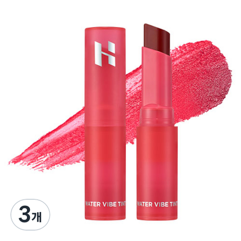 홀리카홀리카 워터 바이브 틴트, 03 스플랫, 2.5g, 3개