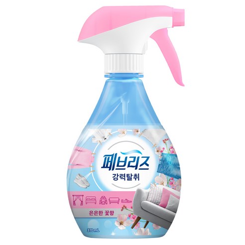 페브리즈 섬유탈취제 은은한 꽃향 본품, 370ml, 1개