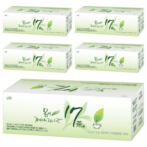 17차 몸이 가벼워지는 시간, 1.5g, 80개입, 5개
