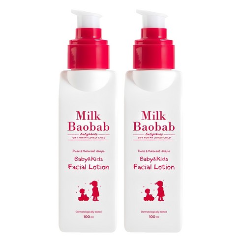비오클라쎄 밀크바오밥 베이비&키즈 페이셜 로션, 100ml, 2개