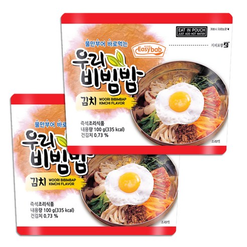 참미식품 우리비빔밥 김치, 100g, 2개