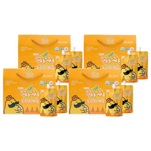 꼬샤꼬샤 도라지 배즙 스파우트형, 110ml, 120개