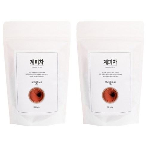 청년농원 저온가공 계피차 삼각티백, 1g, 50개입, 2개