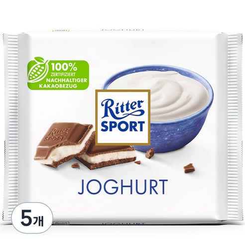 리터스포트 요거트 초콜릿, 100g, 5개
