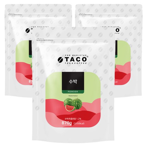 타코 수박 파우더, 870g, 1개입, 3개