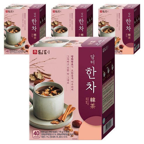 담터 한차, 15g, 40개입, 4개