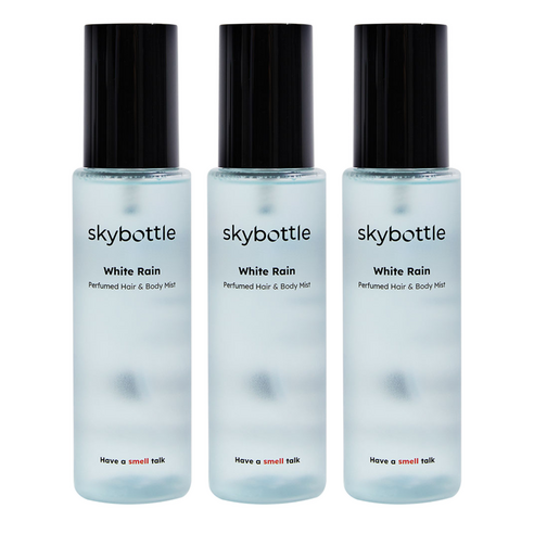 스카이보틀 퍼퓸 헤어 & 바디미스트 화이트레인, 100ml, 3개