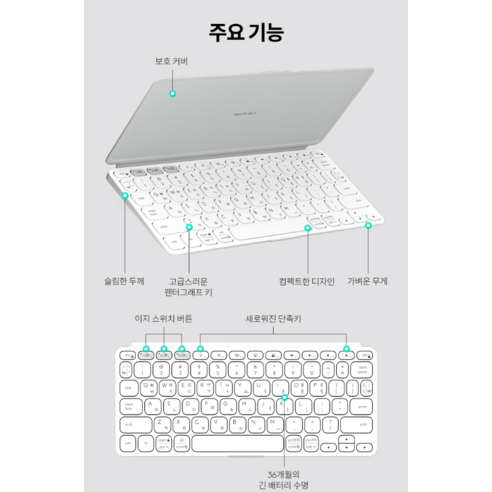 손 안의 자유, 로지텍 울트라 슬림 키보드로 완성하는 완벽한 모바일 오피스