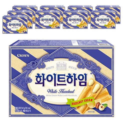 쵸코하임 크라운 화이트 하임, 142g, 10개