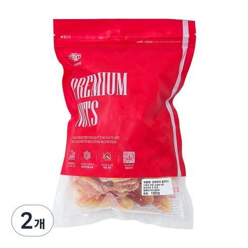 다다모마켓 건파파야, 1000g, 2개
