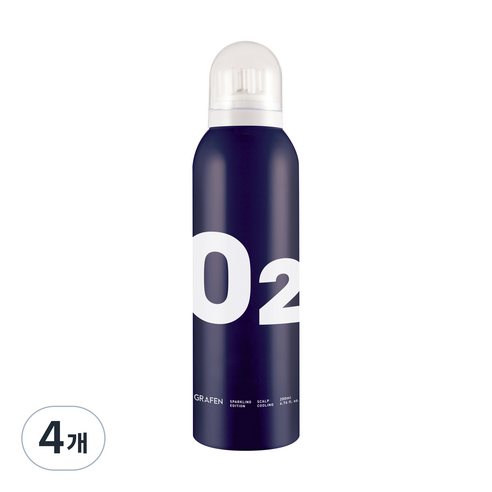 그라펜 스파클링 오투 부스터, 4개, 200ml
