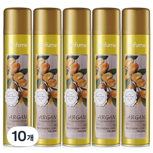 과일나라 컨퓸 아르간 트리트먼트 헤어스프레이 후레쉬 플로랄, 300ml, 10개