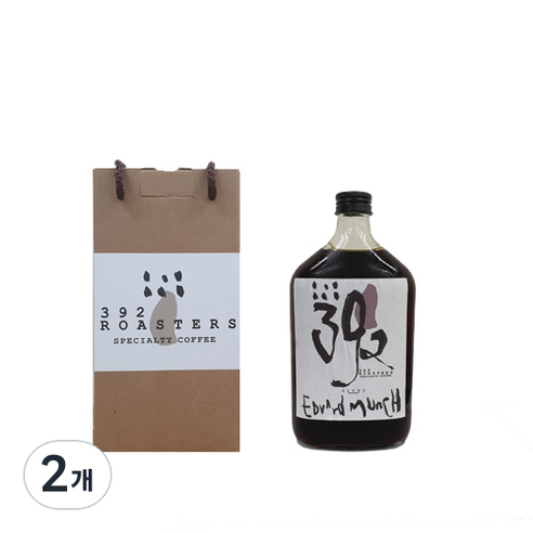 392로스터스 콜드브루 에드바르드 뭉크 더치커피, 450ml, 1개입, 2개