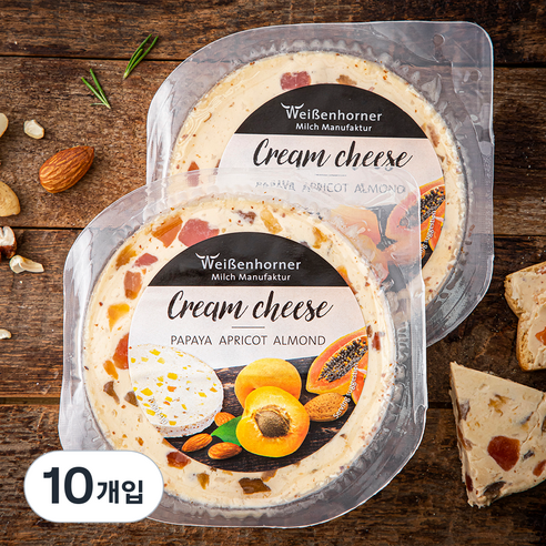 제르미 살구 아몬드 크림치즈, 125g, 1개입, 10개