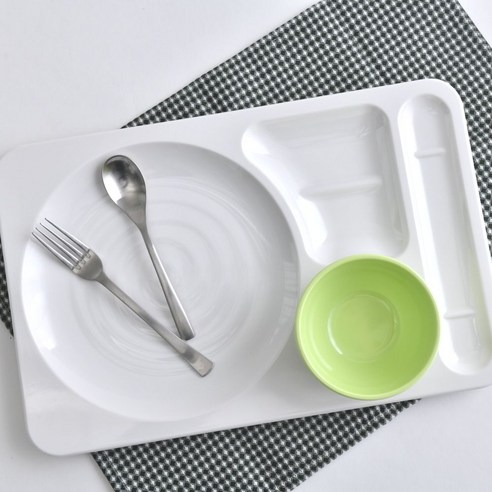 품격 있는 식사를 위한 선택, 국산 로야 멜라민 원형 양식 식판 720