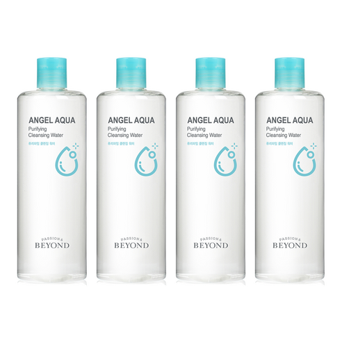 비욘드 엔젤아쿠아 퓨리파잉 클렌징워터, 500ml, 4개