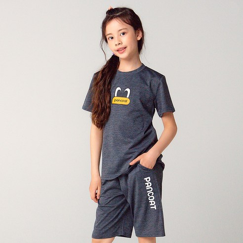 팬콧 아동용 빅팝아이즈 반팔 상하복