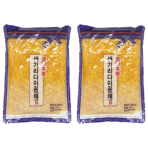토호식품 샌기리다이꽁 채, 1kg, 2개