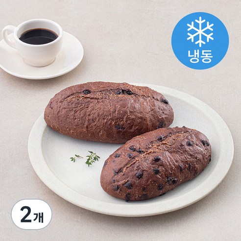 곰곰 초코 깜빠뉴 (냉동), 250g, 2개