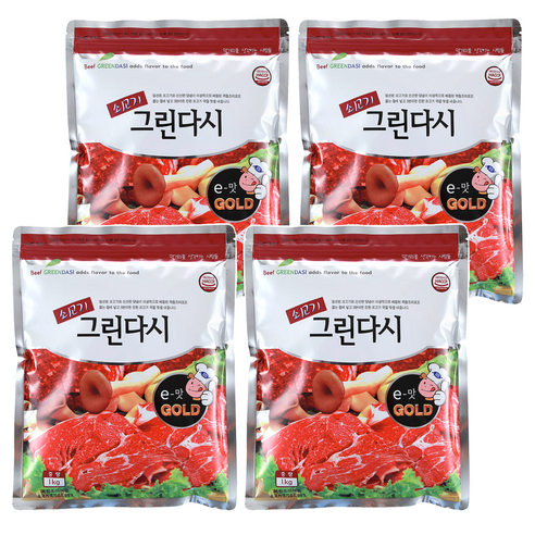 두원식품 쇠고기 그린다시, 1kg, 4개