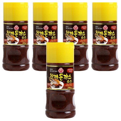오뚜기 참깨 돈까스 소스, 290g, 5개