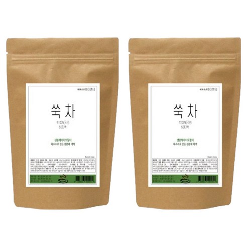 아이앤티 자연한잔 쑥차 대용량 삼각티백, 1.2g, 50개입, 2개