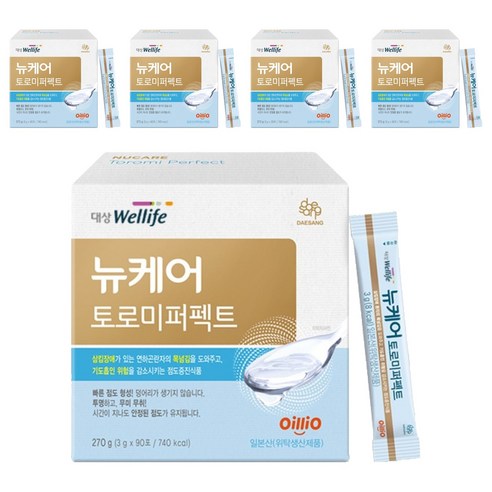 뉴케어 토로미퍼펙트 삼킴장애 환자용 점도증진식품, 270g, 5개