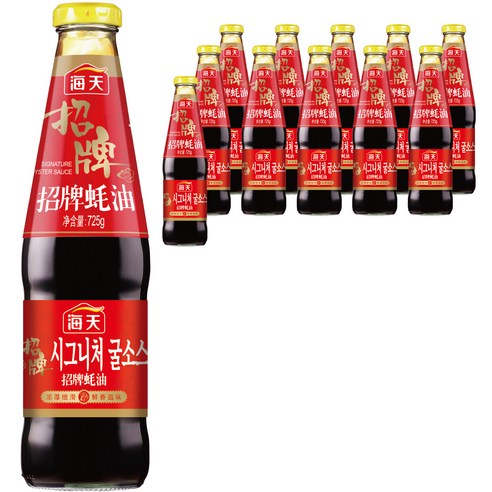 해천 굴소스 시그니처병, 725g, 12개