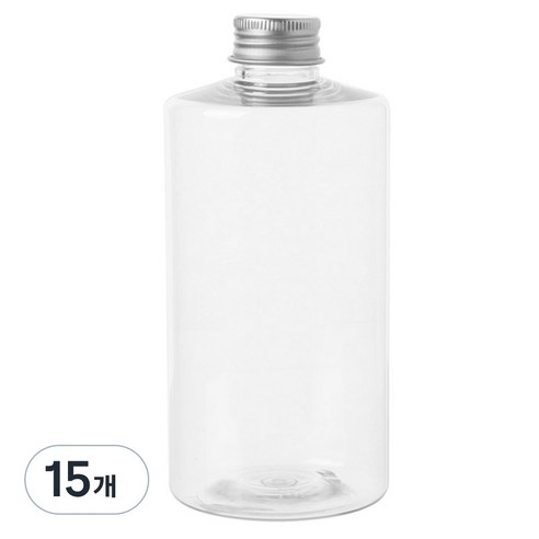 투명 음료용기 알루미늄 실버캡 AC520, 520ml, 15개