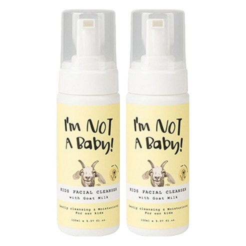 아임낫어베이비 고트밀크 키즈 페이셜 클렌져, 150ml, 2개