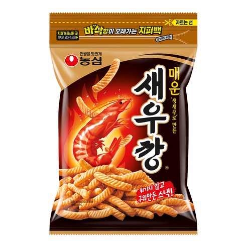 농심 매운새우깡, 400g, 1개
