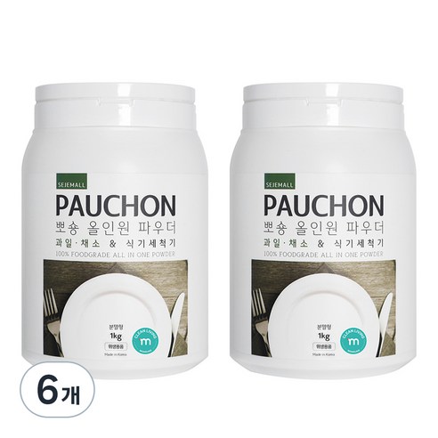뽀숑 올인원 파우더, 1kg, 6개