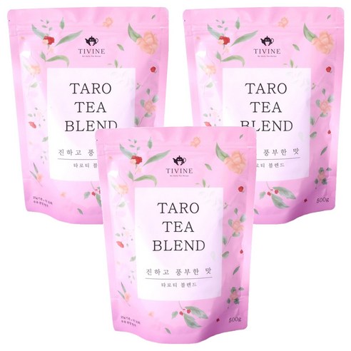 티바인 블렌드 타로파우더, 500g, 1개입, 3개