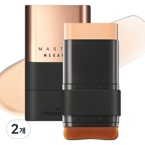 조성아TM 메가 핏 스틱 파운데이션 마스터 SPF50+ PA++++ 16g, 01N 베이지, 2개