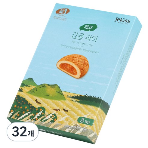 제키스 감귤 파이, 28g, 32개