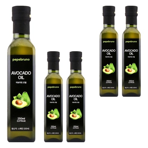 페페브루노 아보카도 오일, 250ml, 5개