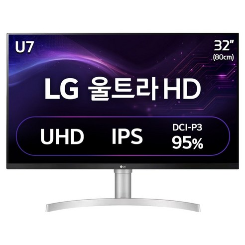 LG전자 4K UHD 모니터 방문설치, 80cm, 32UN650K