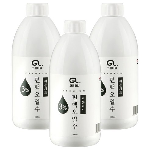 코튼하임 피톤치드 3% 편백오일수 리필, 3개, 500ml