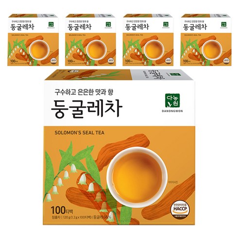 다농원 둥굴레차 100p, 1.2g, 100개입, 5개